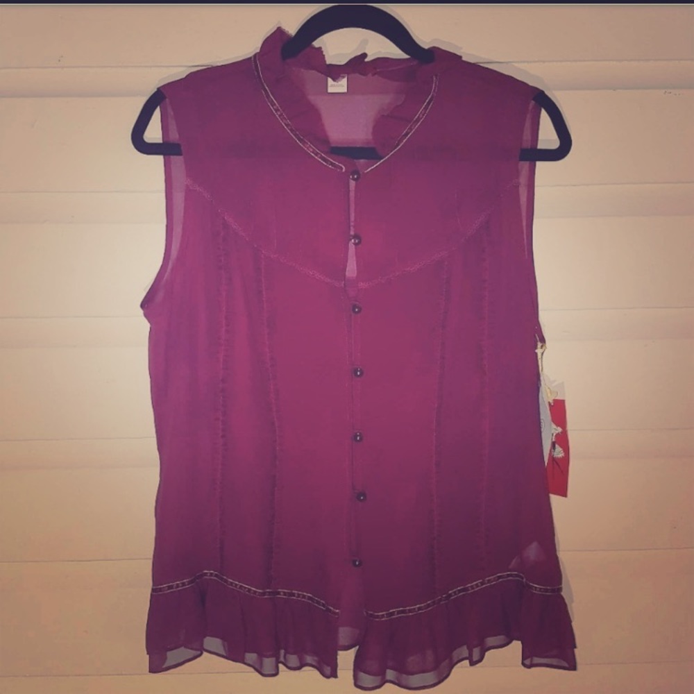 Gorgeous Silk & velvet trim top by Tapemeasure
